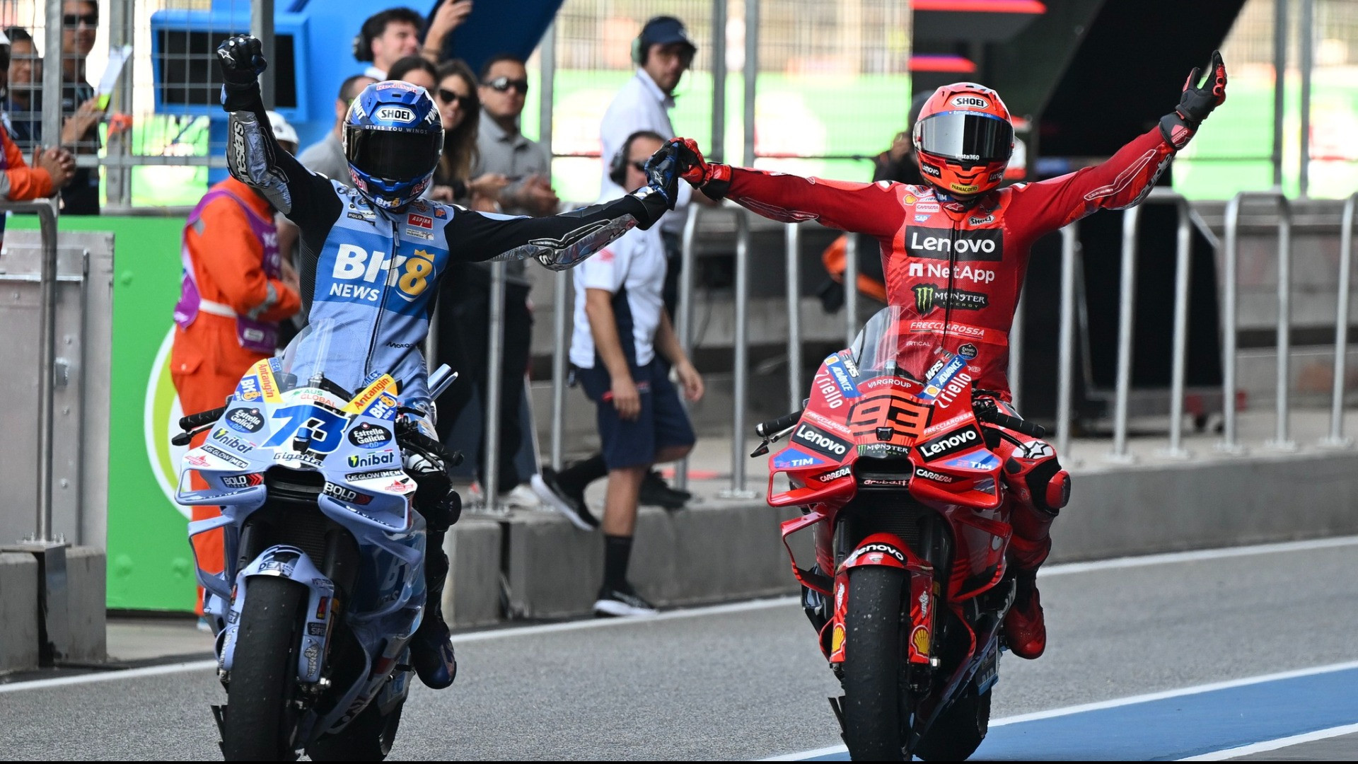 Alex dan Marc Marquez di GP Thailand