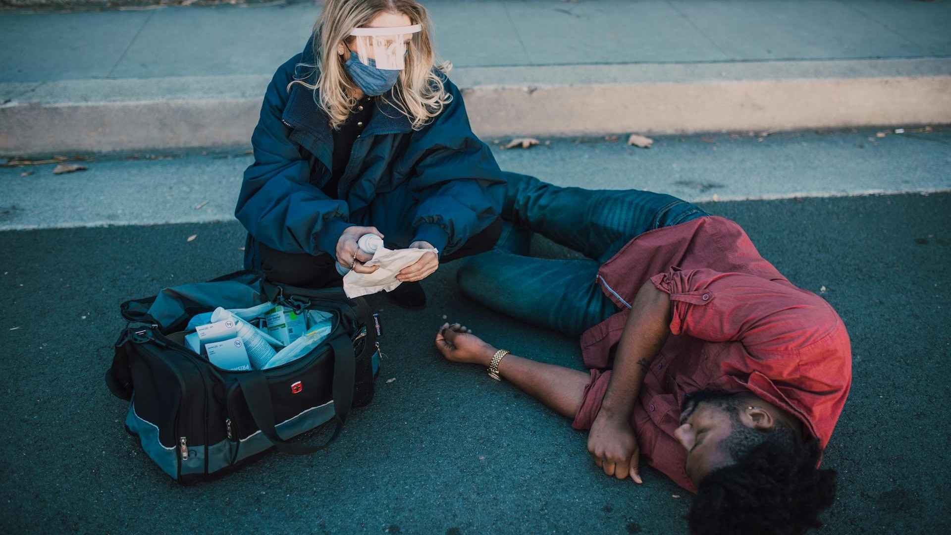 Ilustrasi korban kecelakaan