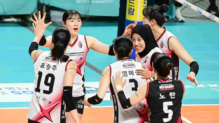 Megawati Hangestri dan pemain Red Sparks