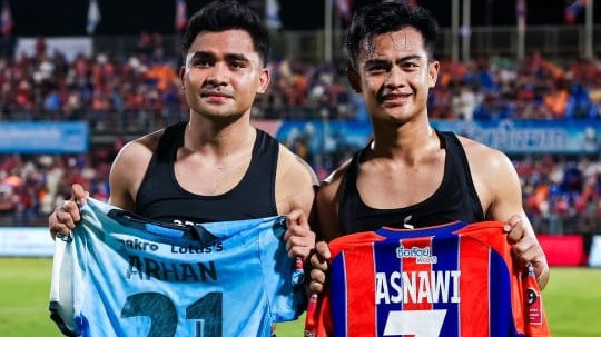 Asnawi Mangkualam dan Pratama Arhan