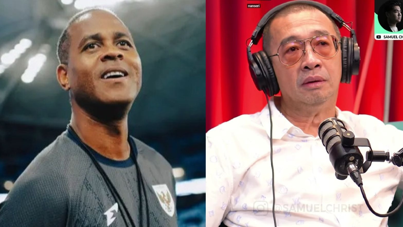 Patrick Kluivert dan Coach Justin