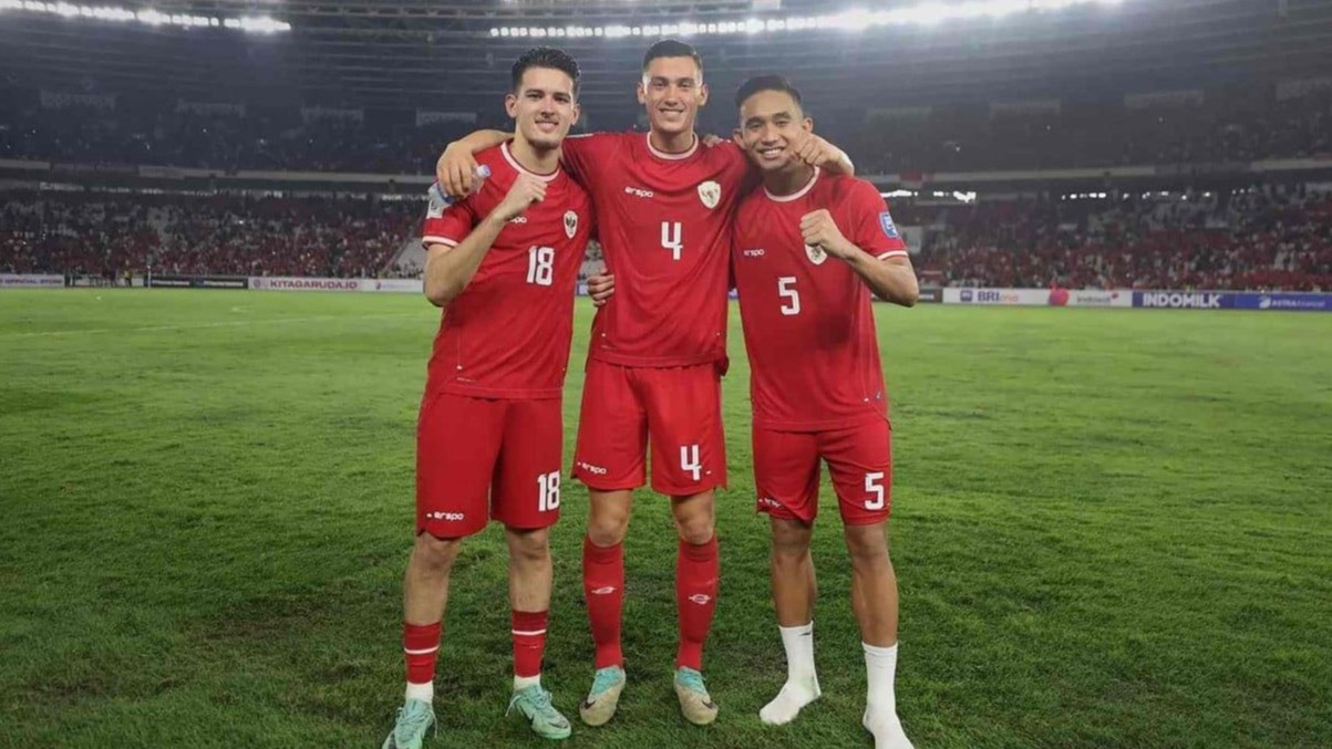 Justin Hubner, Jay Idzes, Rizky Ridho