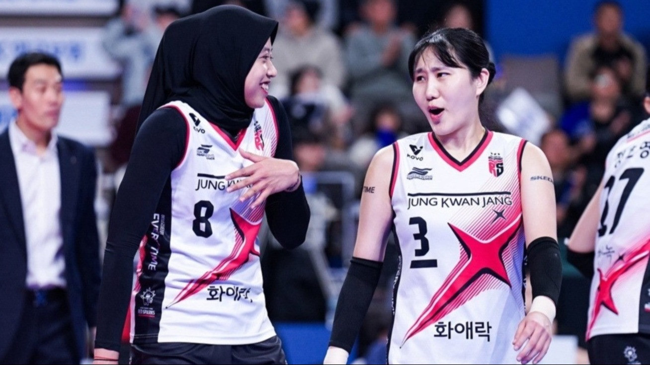 Megawati Hangestri dan Yeum Hye-seon