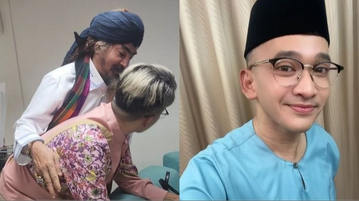 Kolase foto Ruben Onsu dan Pesulap Limbad