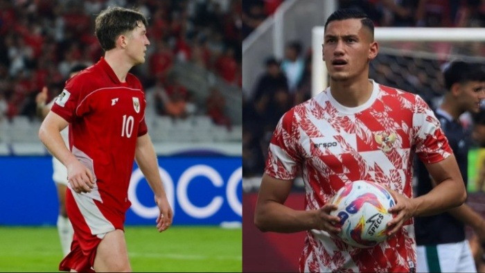 Ole Romeny dan Jay Idzes saat memperkuat Timnas Indonesia