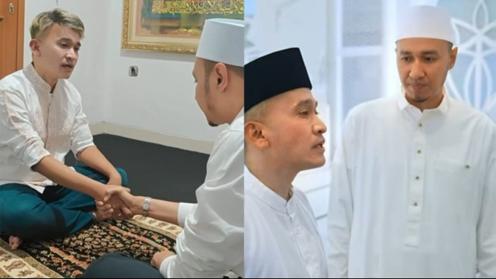 Ruben Onsu Resmi Mualaf dibimbing Habib Usman bin Yahya