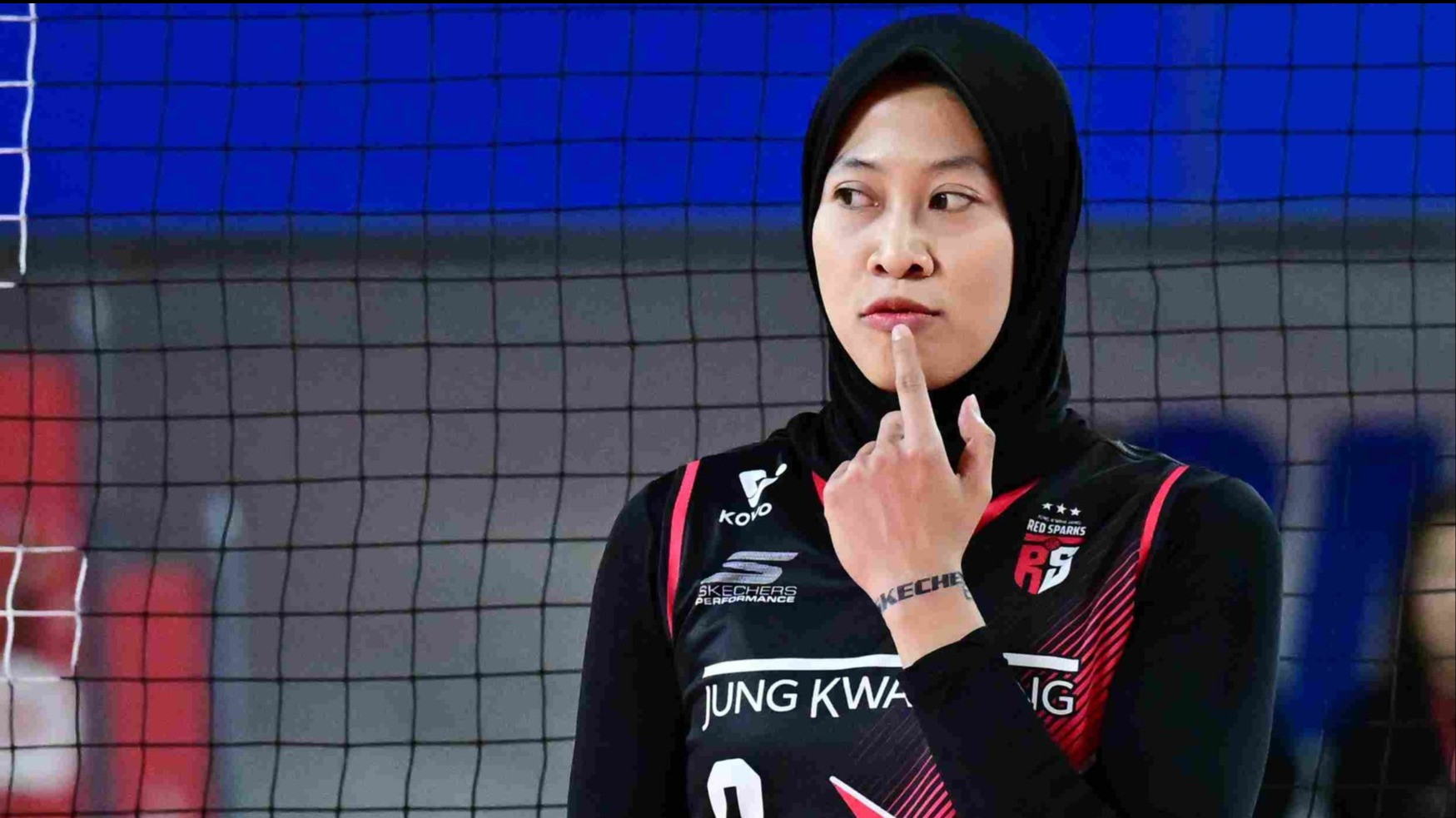 Megawati Hangestri melakoni pertandingan final bersama Red Sparks melawan Pink Spiders.