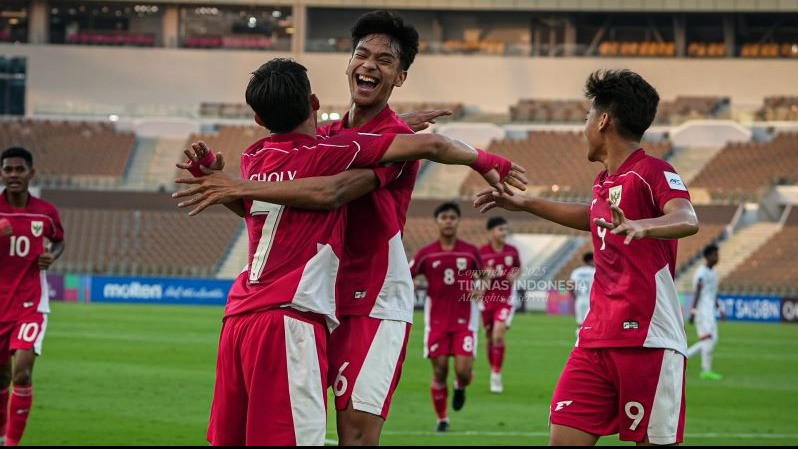 Timnas Indonesia U-17 Gulung Yaman 4-1, Garuda Asia Terbang Tinggi ke Piala Dunia