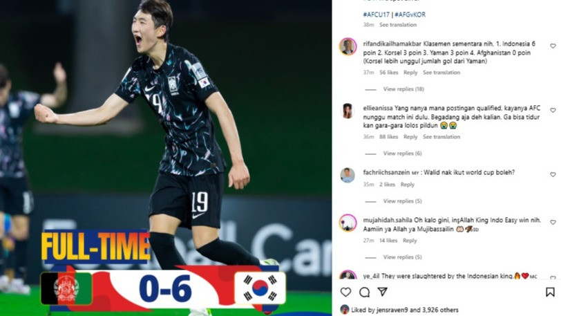 Reaksi Tak Terduga Media Korea Selatan usai Timnas Indonesia U-17 Kena Bantai 0-6 oleh Korea Utara di Piala Asia U-17 2025
            - galeri foto