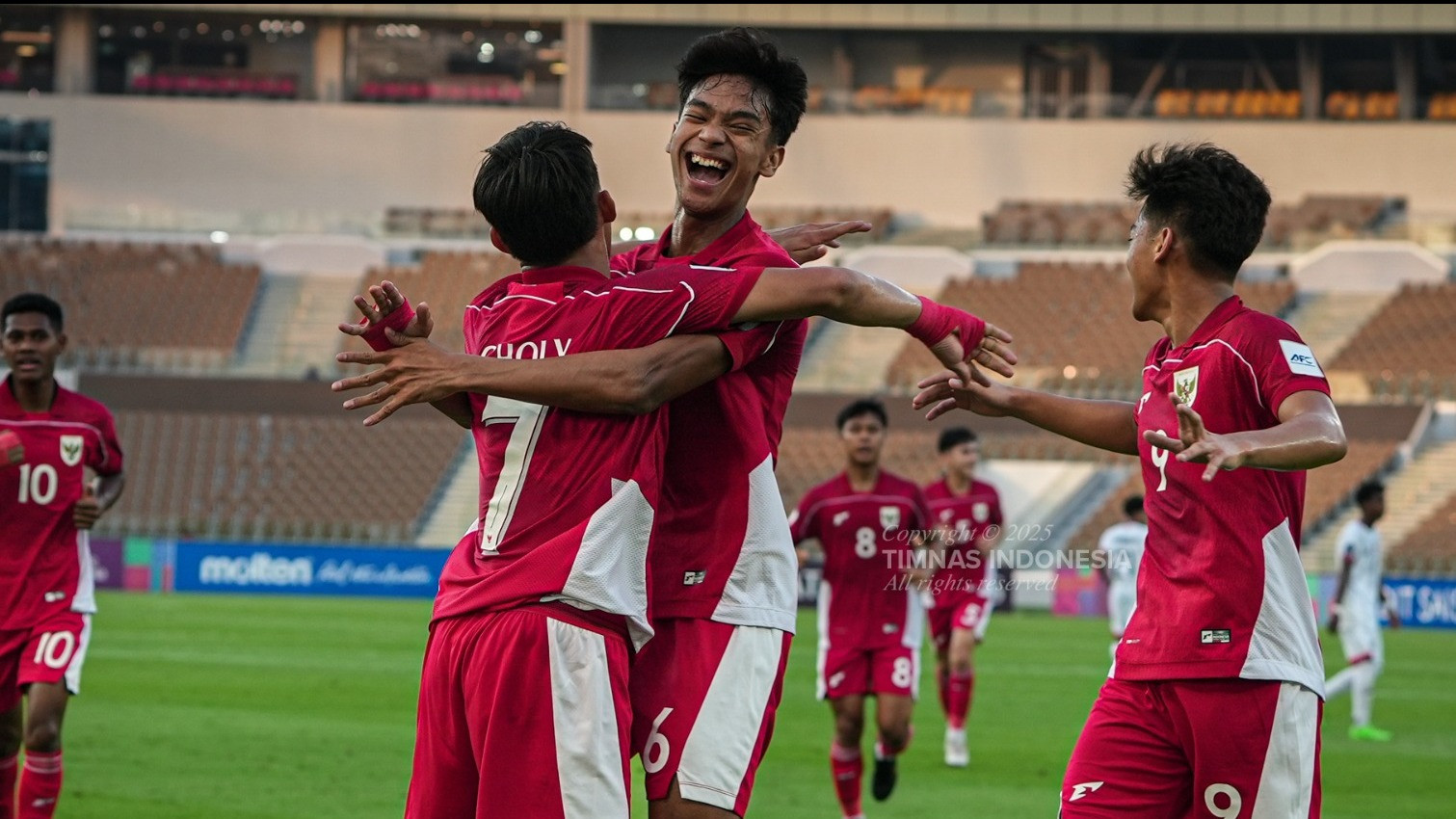 Timnas Indonesia U-17 Vs Yaman U-17 di Piala Asia U-17 2025