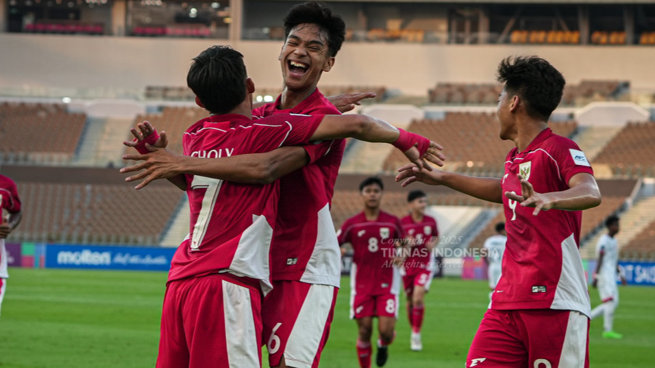 Selebrasi Timnas Indonesia U-17