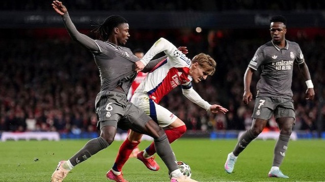 Arsenal vs Real Madrid di perempatfinal Liga Champions 2024-2025