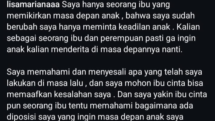 Lisa Mariana mention Atalia