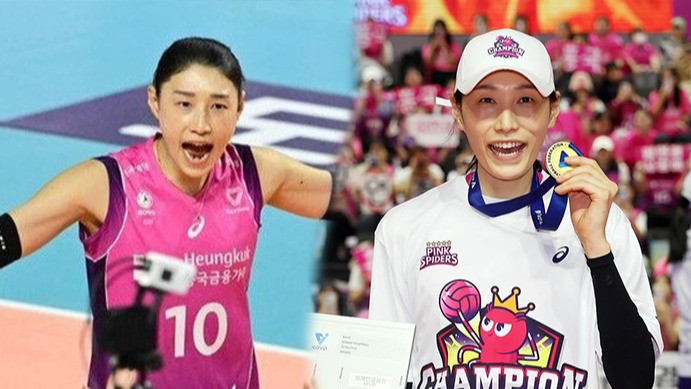 Ratu Voli Korea, Kim Yeon-koung membawa Pink Spiders jadi juara Liga Voli Korea 2024/2025.