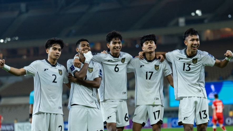 Para pemain Timnas Indonesia U-17.
