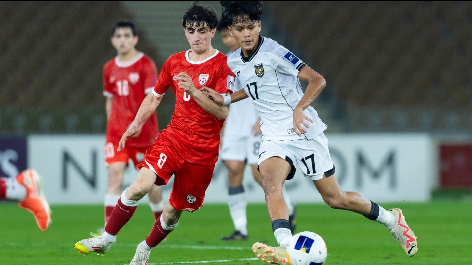 Timnas Indonesia U-17 vs Afghanistan pada ajang Piala Asia U-17 2025.