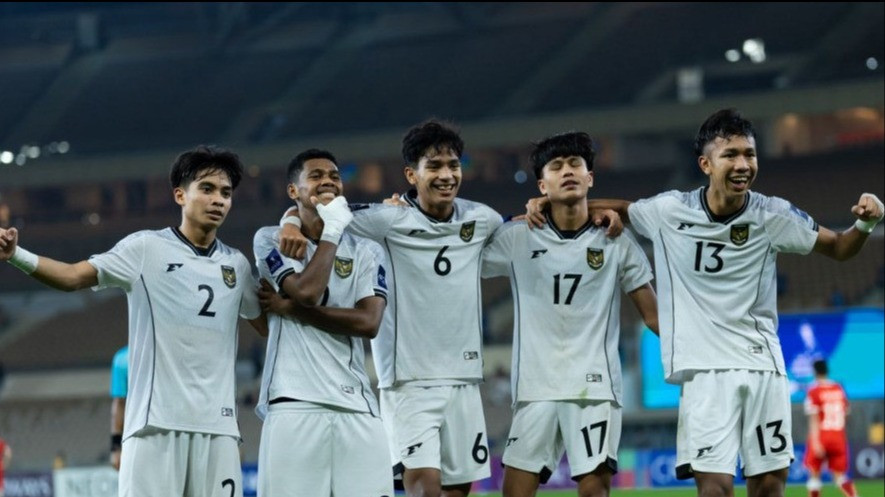 Skuad Timnas Indonesia U-17 di Piala Asia U-17 2025.