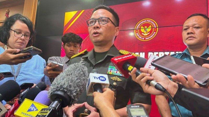 Kepala Biro Informasi Kementerian Pertahanan (Kemenhan) Brigadir Jenderal TNI Frega Wenas