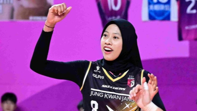 Atlet voli Indonesia Megawati Hangestri Pertiwi Sukses Menginspirasi Perempuan Indonesia