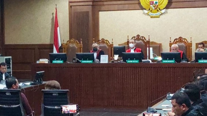 Sidang pemeriksaan saksi kasus yang menyeret Sekjen DPP PDIP Hasto Kristiyanto sebagai terdakwa di Pengadilan Tipikor Jakarta, Kamis (24/4/2025).