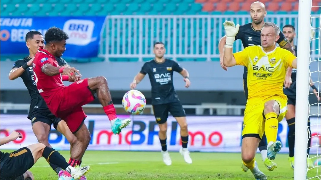 Malut United saat hadapi Dewa United di Liga 1