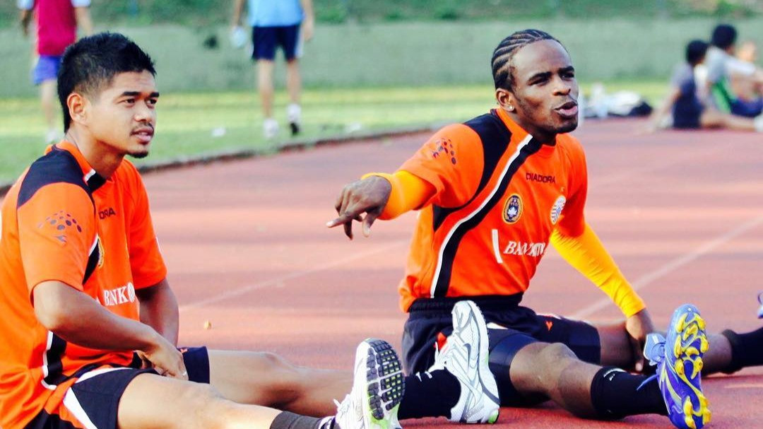 Legenda Persija Jakarta, Bambang Pamungkas dan Greg Nwokolo.