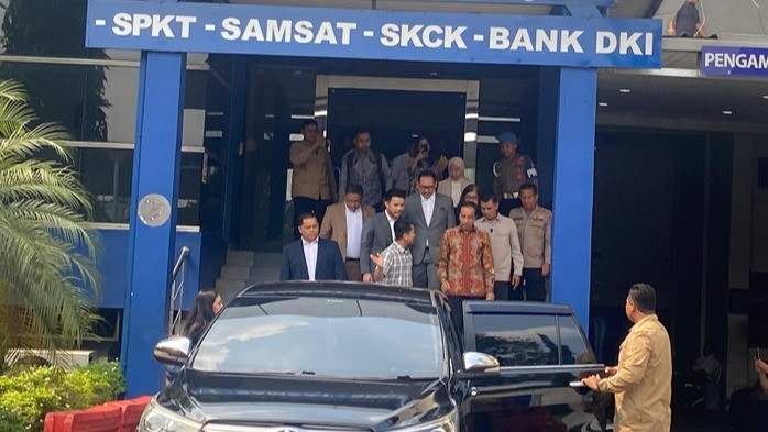 Jokowi Tiba di Mapolda Metro Jaya, Laporkan Tudingan Ijazah Palsu