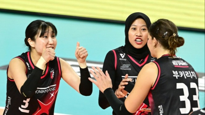 Tak Disangka di Depan Media Korea Kapten Red Sparks Ungkap Karakter Megawati Hangestri, Sosok Muslimah yang....
            - galeri foto