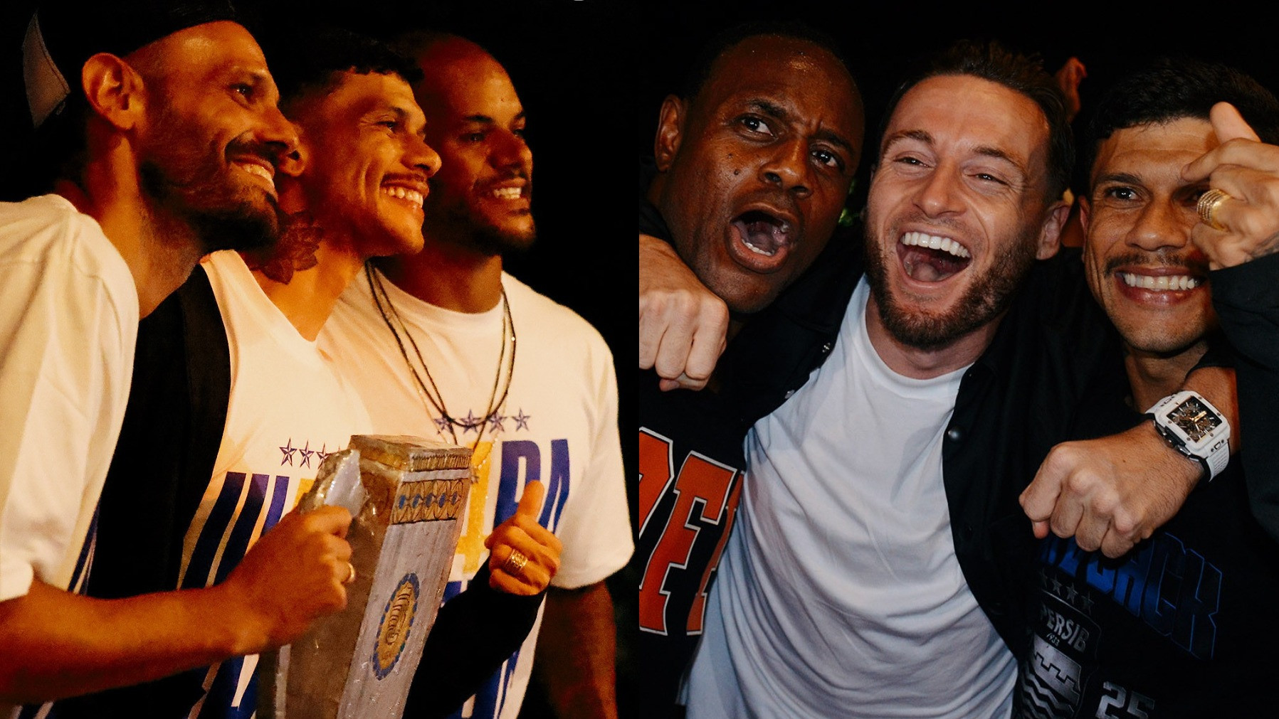 Para pemain Persib Bandung selebrasi juara Liga 1 2024-2025