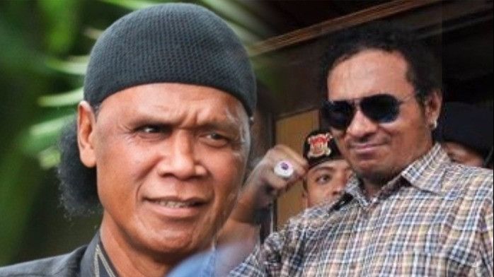 Kolase foto Hercules dan John Kei, dua sosok mantan preman yang ditakuti di Jakarta