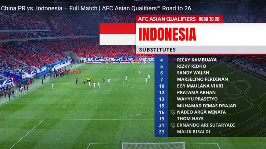 Sejumlah Penggawa Timnas Indonesia Absen di Laga vs China Karena Akumulasi Kartu, Pemain-pemain Ini Berpeluang Unjuk Gigi: Simak Harga Pasarnya
            - galeri foto