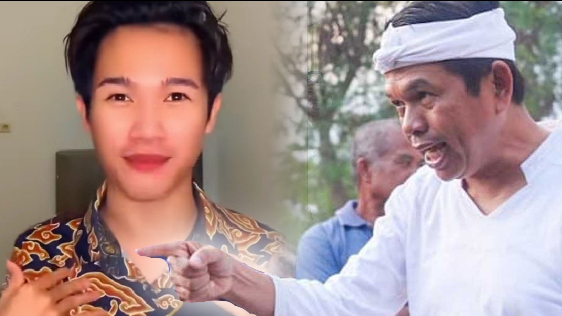 Kolase Gubernur Jawa Barat Dedi Mulyadi dan siswa gemulai
