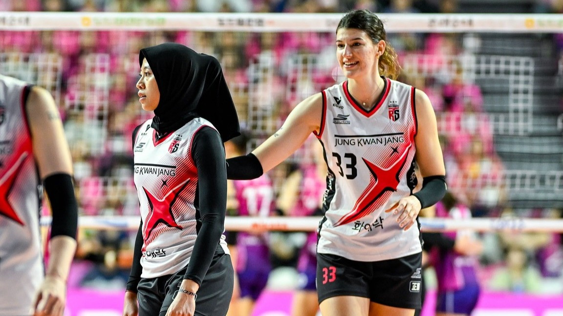 Megawati Hangestri dan Vanja Bukilic