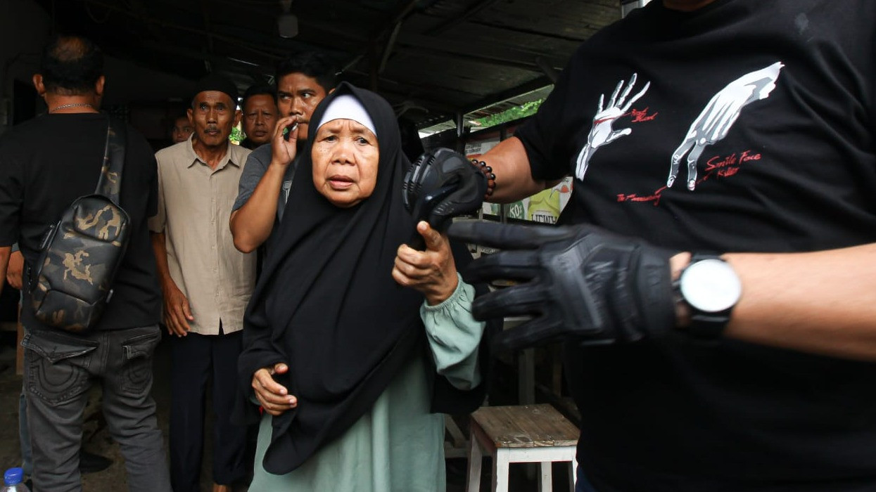 Komariah ahli waris lahan sengketa BMKG yang diduduki GRIB Jaya