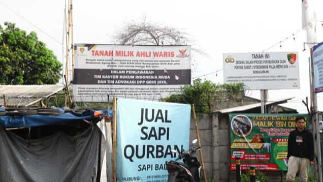 Bangunan Diduga Milik GRIB Jaya di Lahan BMKG Disewakan dengan Harga Fantastis, Polisi Sebut Pedagang Hewan Kurban Dipungut Rp22 Juta