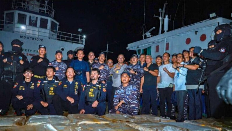 BNN Gagalkan Penyelundupan 2 Ton Sabu di Kepri
