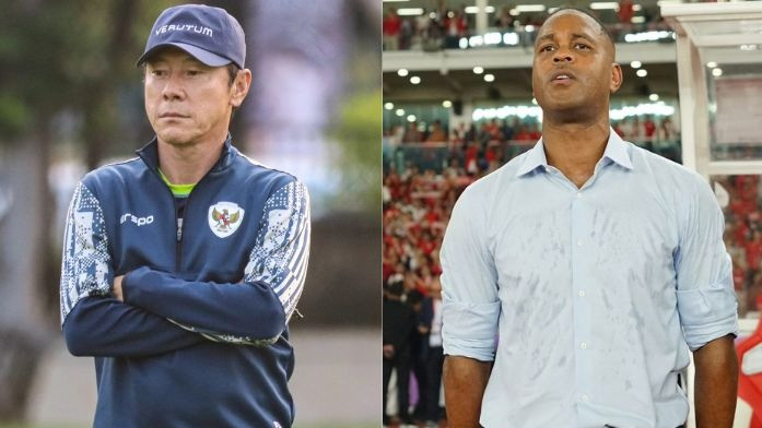Shin Tae-yong dan Patrick Kluivert