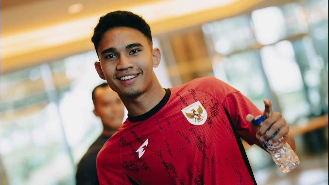 Pemain Timnas Indonesia Marselino Ferdinan