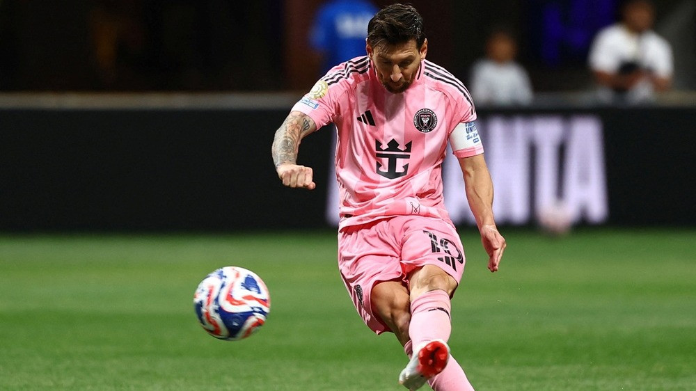 Lionel Messi cetak gol tendangan bebas di Piala Dunia Antarklub 2025