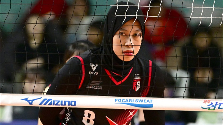 Megawati Hangestri saat masih berseragam Red Sparks