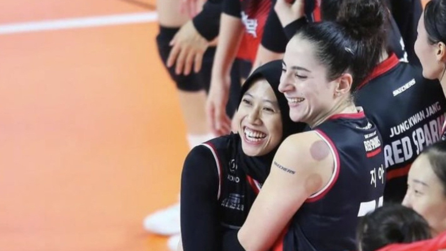Megawati Hangestri dan Giovanna Milana