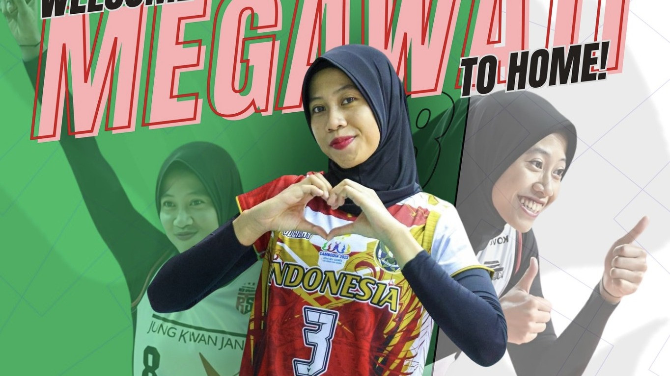 Pevoli Indonesia Megawati Hangestri Resmi Gabung Manisa BBSK Turki