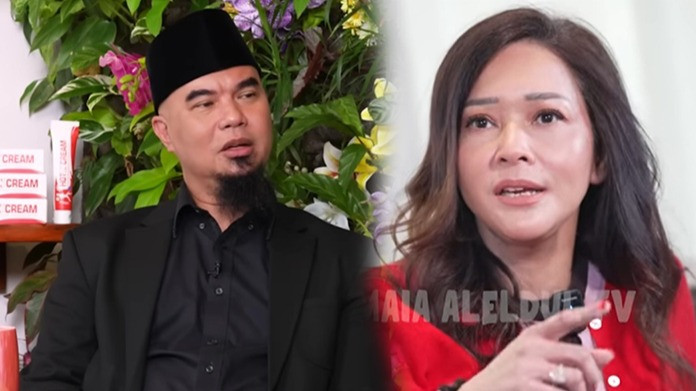Kolase foto Ahmad Dhani dan Maia Estianty.