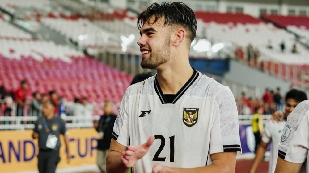 Striker Timnas Indonesia U-23 Jens Raven